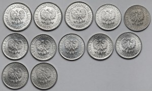 50 pennies and 1 zloty 1970-1985 - mint - set (12pcs)