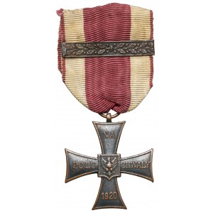 II RP, Krzyż Walecznych 1920 mały Knedler [47476] - z jednym okuciem