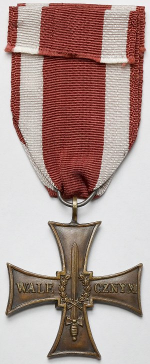 PSZnZ, Cross of Valor 1920 - Samuel Kretschmer, Jerusalem - thick