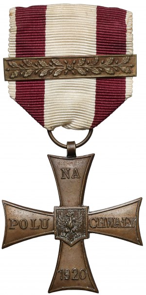 PSZnZ, Croix de la Vaillance 1920 - Point sur l'épée - avec un emboîtement