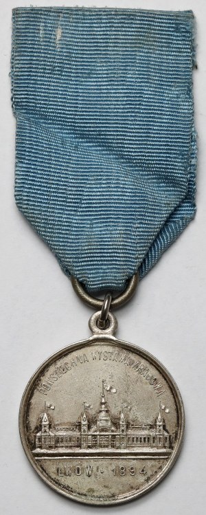 Médaille Exposition nationale de Lwow 1894 - avec ruban