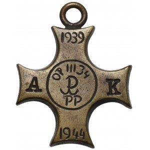 Odznaka, Armia Krajowa, OP III 34 Pułk Piechoty 1939-1944 - PRL (?)