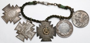 Germany, Shooting Medals 1914-1932 - set (5pcs)