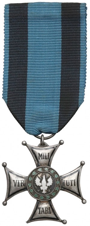 II RP, Ordre Virtuti Militari cl.V - Stanisław Owczarski - en ARGENT