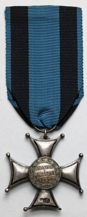 II RP, Ordre Virtuti Militari cl.V - Stanisław Owczarski - en ARGENT