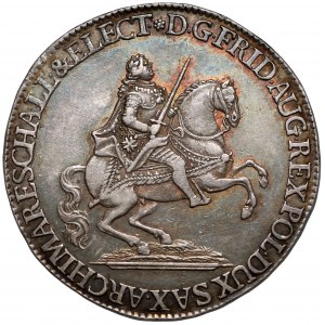 August III Sas, Półtalar wikariacki 1741, Drezno