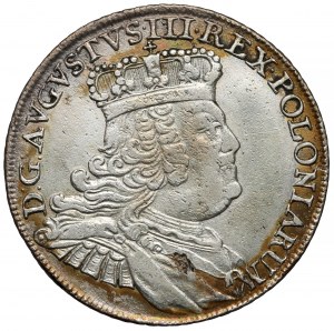 August III Sas, Ort Leipzig 1756 EC - tête large