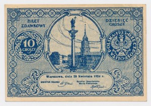 10 pennies 1924