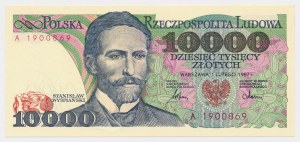 PLN 10 000 1987 - A