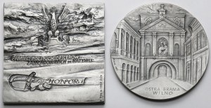 Plaque de Katyn et médaille du cimetière de Ross - set (2pcs)