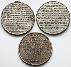 Médailles en fonte de la suite royale - set (3pc)
