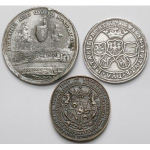 Odlewy Medali i kopia talara 1547 - zestaw (3szt)
