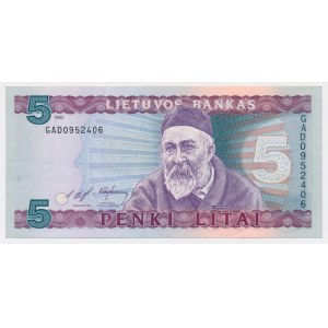 Litwa, 5 Litai 1993