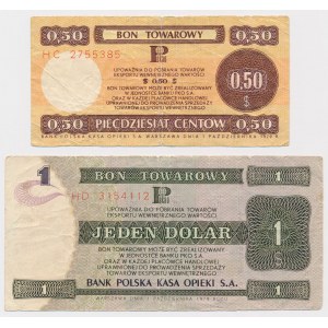 PEWEX, 50 centów i 1 dolar 1979 - zestaw (2szt)