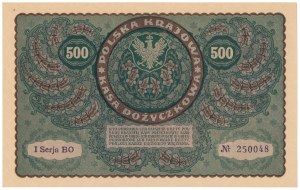 500 mkp 1919 August - I Serja BO (Mił.28a)