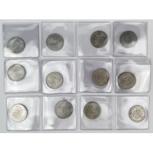 20-50 złotych 1974-1983 - zestaw (12szt)