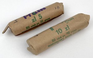 Rouleaux de banque de 10 et 20 groschen - set (2pc)