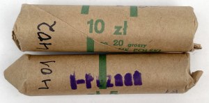 Rouleaux de banque de 10 et 20 groschen - set (2pc)
