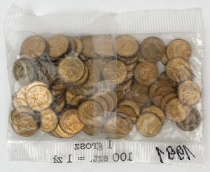 Mint bag 1 penny 1991