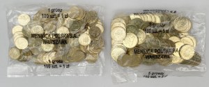 Mint bags of 1 and 5 pennies 2022 - set (2pcs)