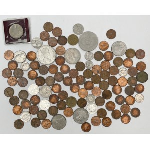 USA, Polska, Niemcy... zestaw monet MIX