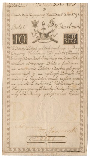 10 gold 1794 - B - very nice
