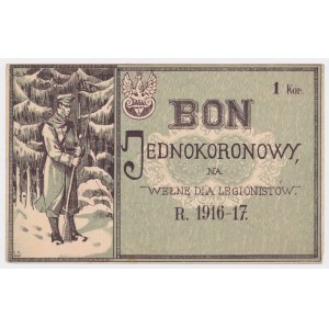 Bon 1 koronę na wełnę dla Legionistów 1916-17
