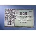 Bon 1 koronę na wełnę dla Legionistów 1916-17