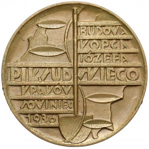 Medal, Budowa kopca Józefa Piłsudskiego Kraków 1936 - nr.280