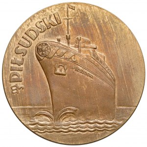 M/S Pilsudski ship medal 1935 - First voyage
