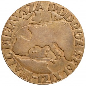M/S Pilsudski ship medal 1935 - First voyage
