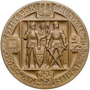 Medal, 550. rocznica Bitwy pod Grunwaldem 1960