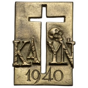 Medal / plakieta Katyń 1940