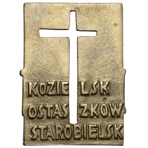 Medal / plakieta Katyń 1940