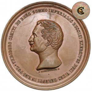 Medal Fiodor Berg, 60-lecie służby 1872 - ex. Czapski