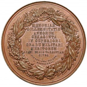 Medal Fiodor Berg, 60-lecie służby 1872 - ex. Czapski