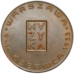 Medal Międzynarodowy Konkurs Tańca, Warszawa 1933 - B.Rzadki