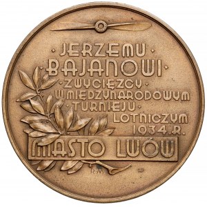 Medal Jerzy Bajan 1934 - Lwów - Rudolf Mękicki