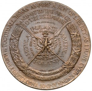 Thaddeus Kosciuszko - Médaille du 200e anniversaire 1946, New York