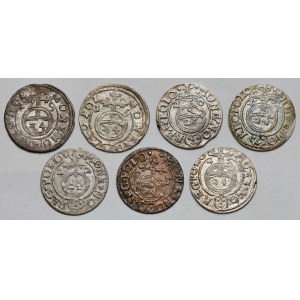 Zygmunt III Waza, Półtoraki Bydgoszcz 1615-1625 - zestaw (7szt)