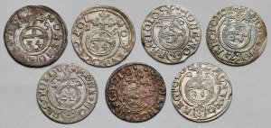 Sigismund III Vasa, Half-tracks Bydgoszcz 1615-1625 - set (7pcs)