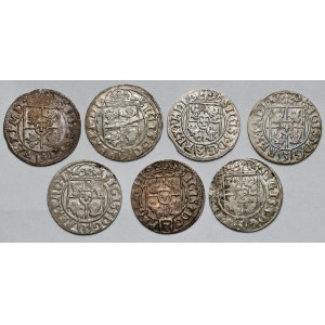 Zygmunt III Waza, Półtoraki Bydgoszcz 1615-1625 - zestaw (7szt)