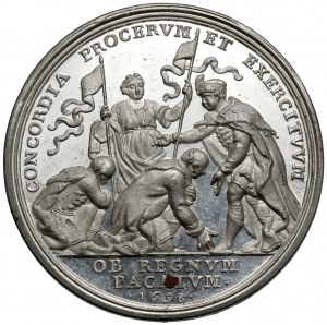 Augustus II the Strong, Medal to Relieve Unrest in Poland 1698