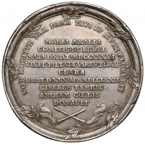 Poniatowski, Medal Maria Amalia Miszchowa 1772