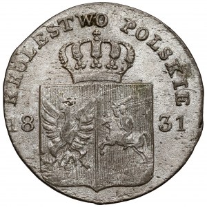 Révolte de novembre, 10 groszy 1831 KG - plié