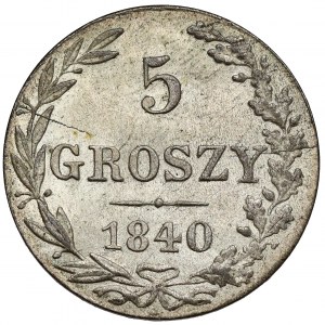 5 groszy 1840 MW