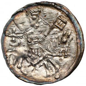 Bolesław IV Kędzierzawy, Denar - Prince à cheval