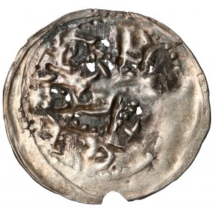 Bolesław IV Kędzierzawy, Denar - Głowa / Ptak