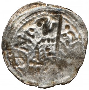 Henry I the Bearded, Bracteat denarius, Wroclaw - Prince on the throne