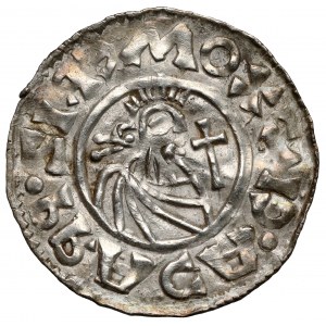 Czechy, Bolesław II (972-999), Denar Praga